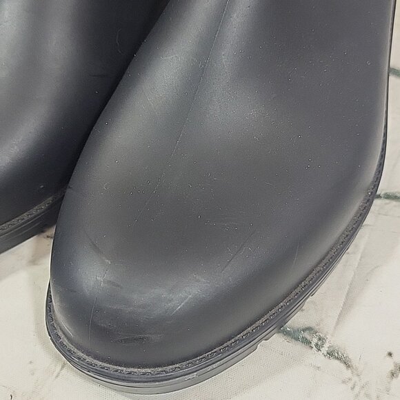 Asgard Boots Womens Size 11 Black Chelsea Rain Ankle Waterproof Slip On Rubber - Picture 3 of 10